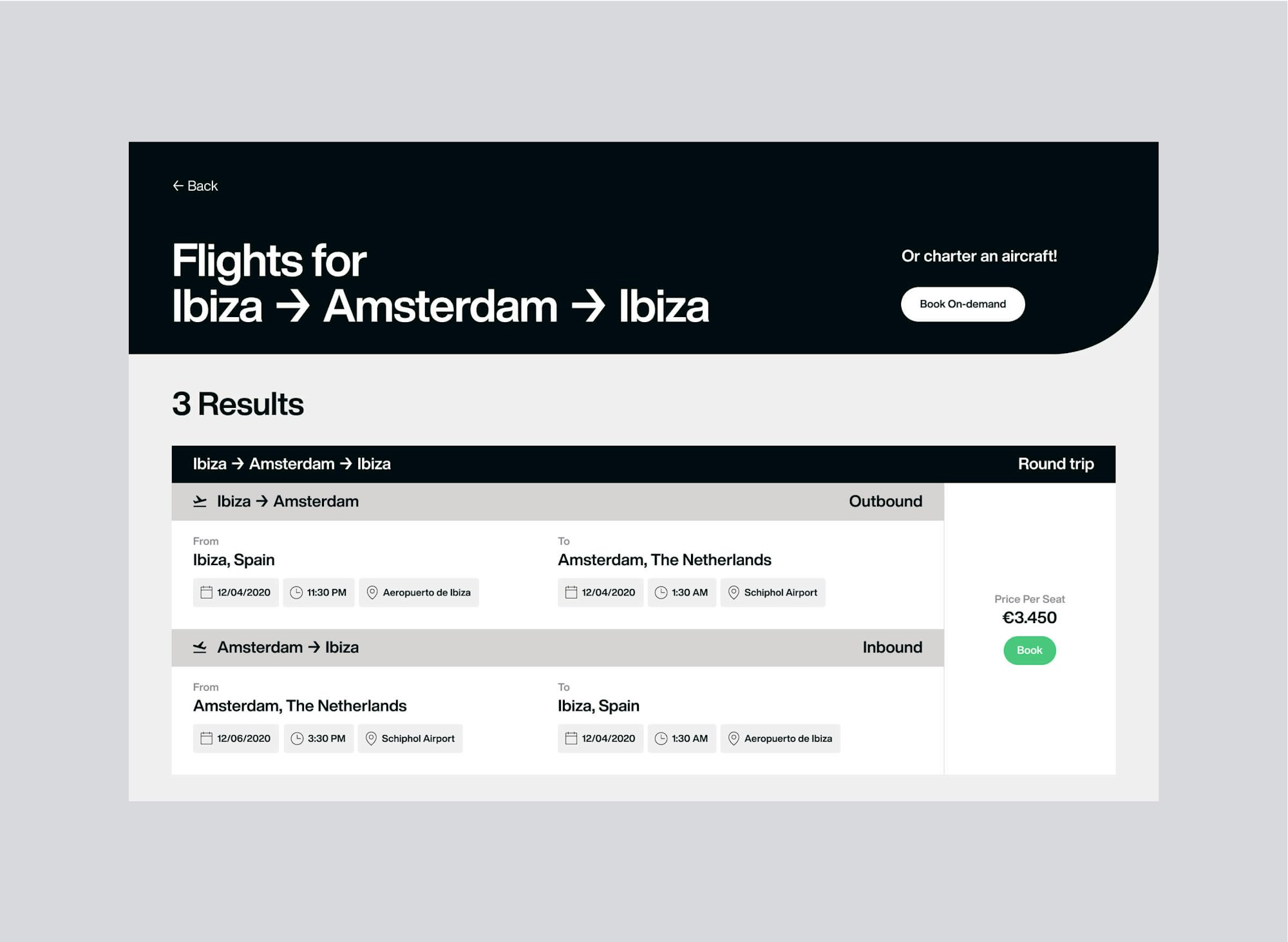 Ticket System Hyer platform flights