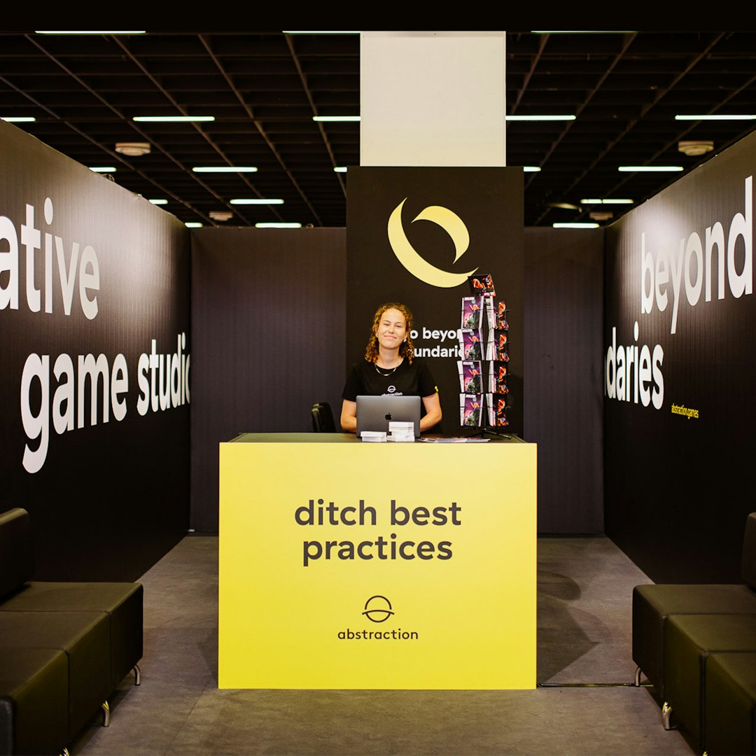 Abstraction Gamescom stand ontwerp