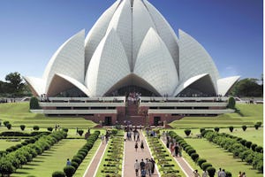 The Baha'i House of Worship near New Delhi, known as the Lotus Temple, was named as one of 100 canonical works of the 20th century in the recently published "World Architecture 1900-2000: A Critical Mosaic, Volume Eight, South Asia."