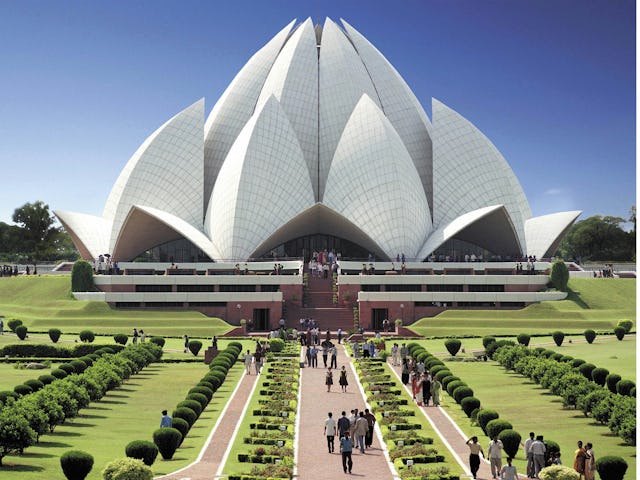 The Baha'i House of Worship near New Delhi, known as the Lotus Temple, was named as one of 100 canonical works of the 20th century in the recently published "World Architecture 1900-2000: A Critical Mosaic, Volume Eight, South Asia."