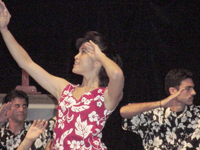 Dance performances, representing the cultures of the Pacific, were an integral part of the program of the Fire in the Pacific Conference.
