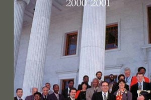 The cover of the latest volume of “The Bahá'í World,” the ninth in an annual series which documents the statements and achievements of the Bahá'í International Community.