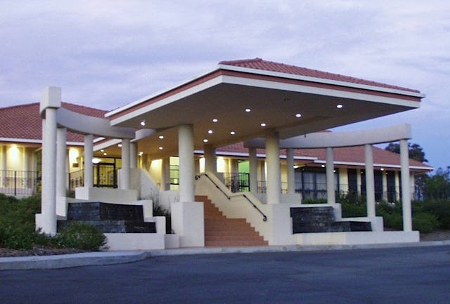 The Australian Capital Territory Bahá'í Center saved by caretaker John Burnett.