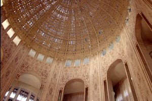 Baha'i House of Worship in Wilmette, near Chicago, United States of America.| From a photographic exhibition by Francisco Gonzalez, entitled "Architects of Unity".