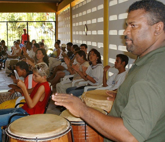 Drumming and dance were features at the Afro-Descendants Gathering in Brazil.