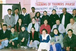 Participants at health training seminar.