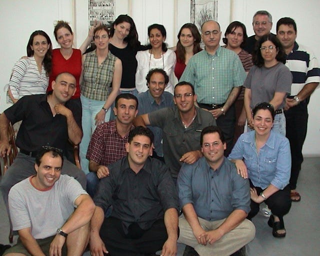 Guides who lead tours of the Terraces.