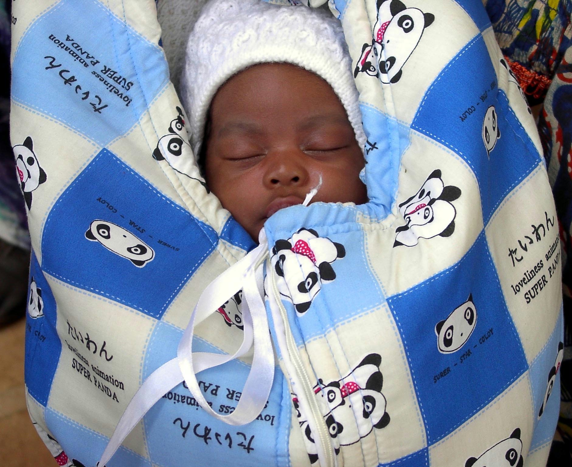 Fidelis Kafumba, the youngest participant at the event.