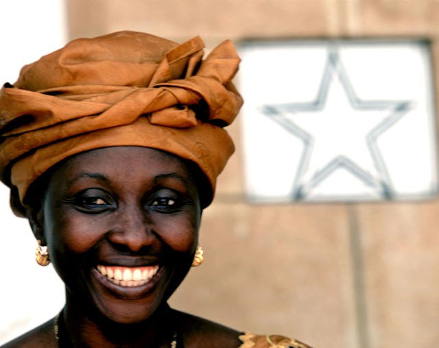 Happiness near the Shrine of the Bab. (Photo: Francisco Gonzalez)