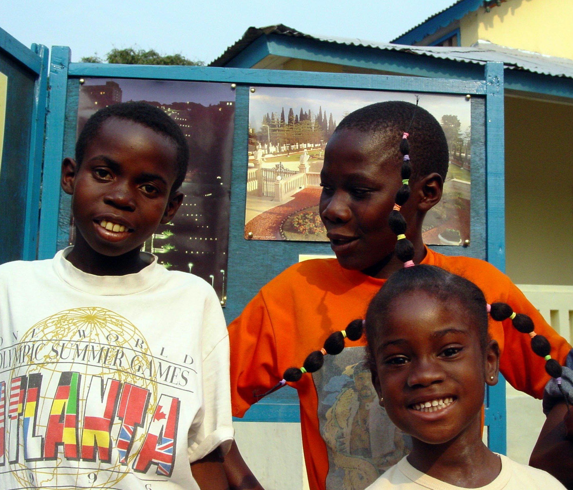 Children at the opening ceremony.