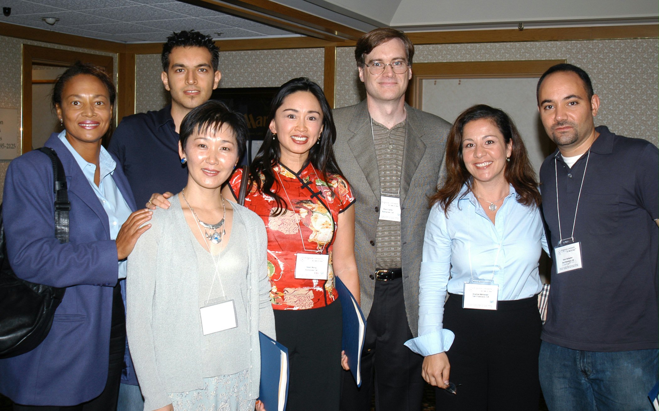 Some participants at the annual conference of the Association for Baha'i Studies-North America. (Photo by Courosh Mehanian.)