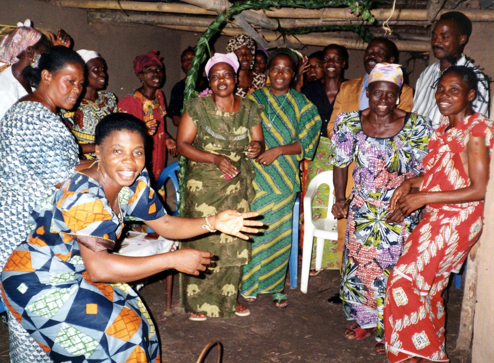 The Baha'i Women Group of Lumumbashi, Katanga, 1997.