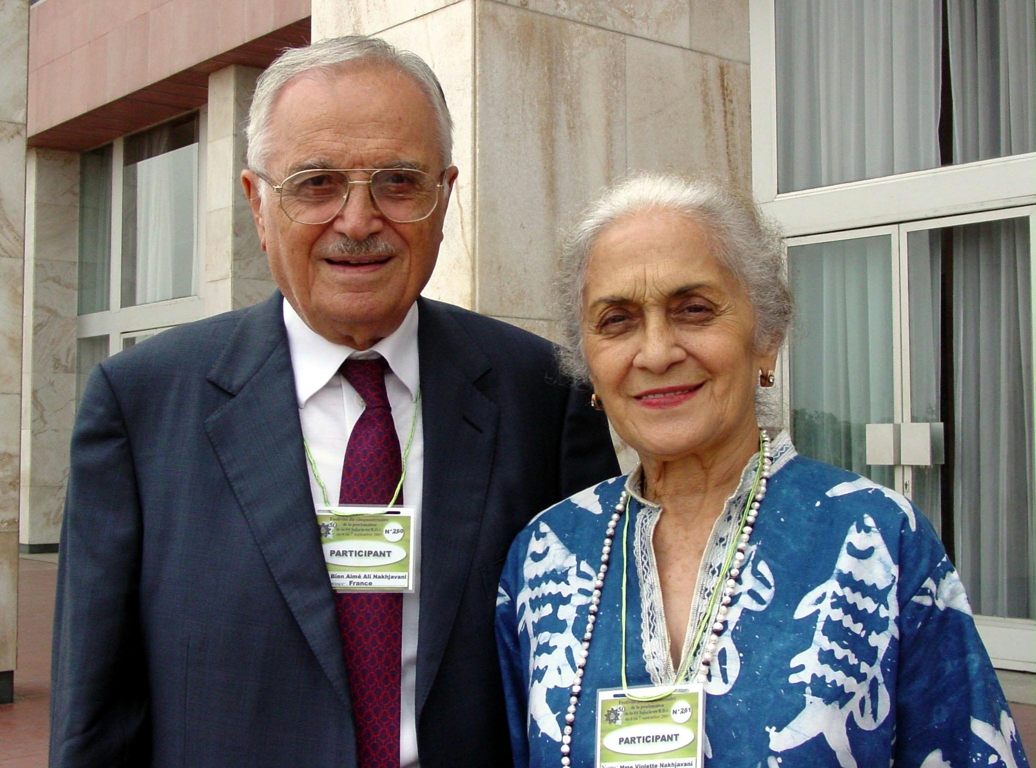 Mr. and Mrs. Nakhjavani.