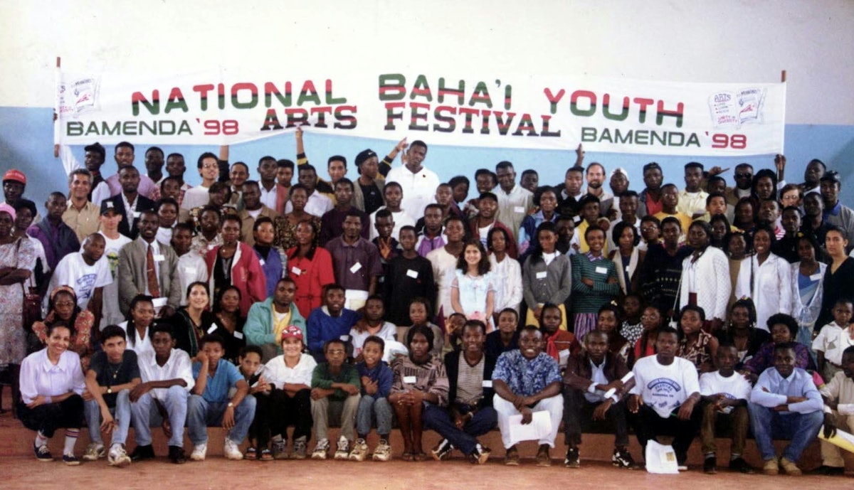 Baha'i youth of Cameroon, 1998.