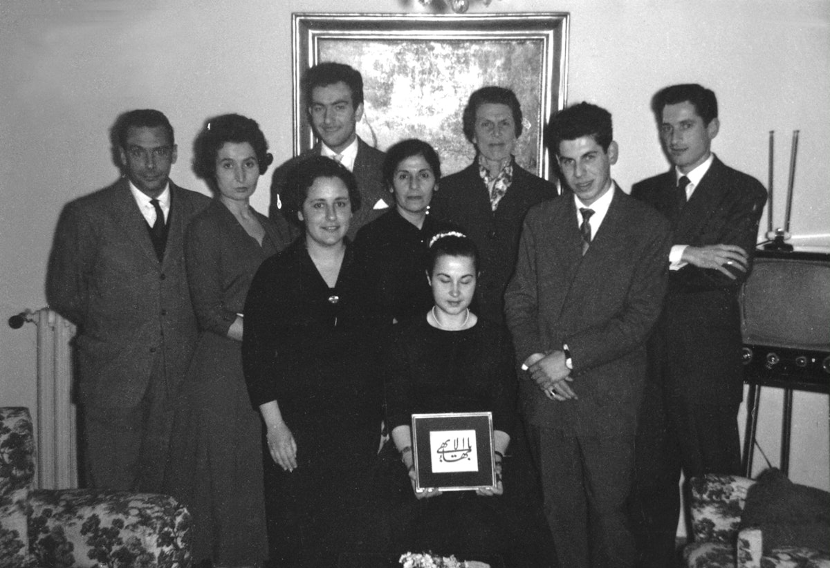 First Local Spiritual Assembly of the Baha'is of Palermo, 1958.
