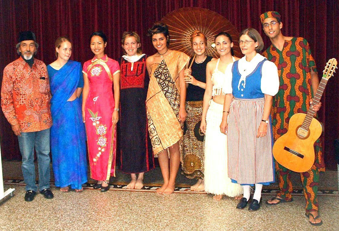 Some of the Baha'is from the 27 countries who celebrated the centenary of the Baha'i Faith in Switzerland.