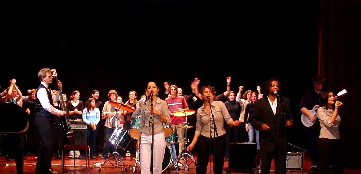 Musical celebrations: Baha'is perform at the Interlaken festivities.