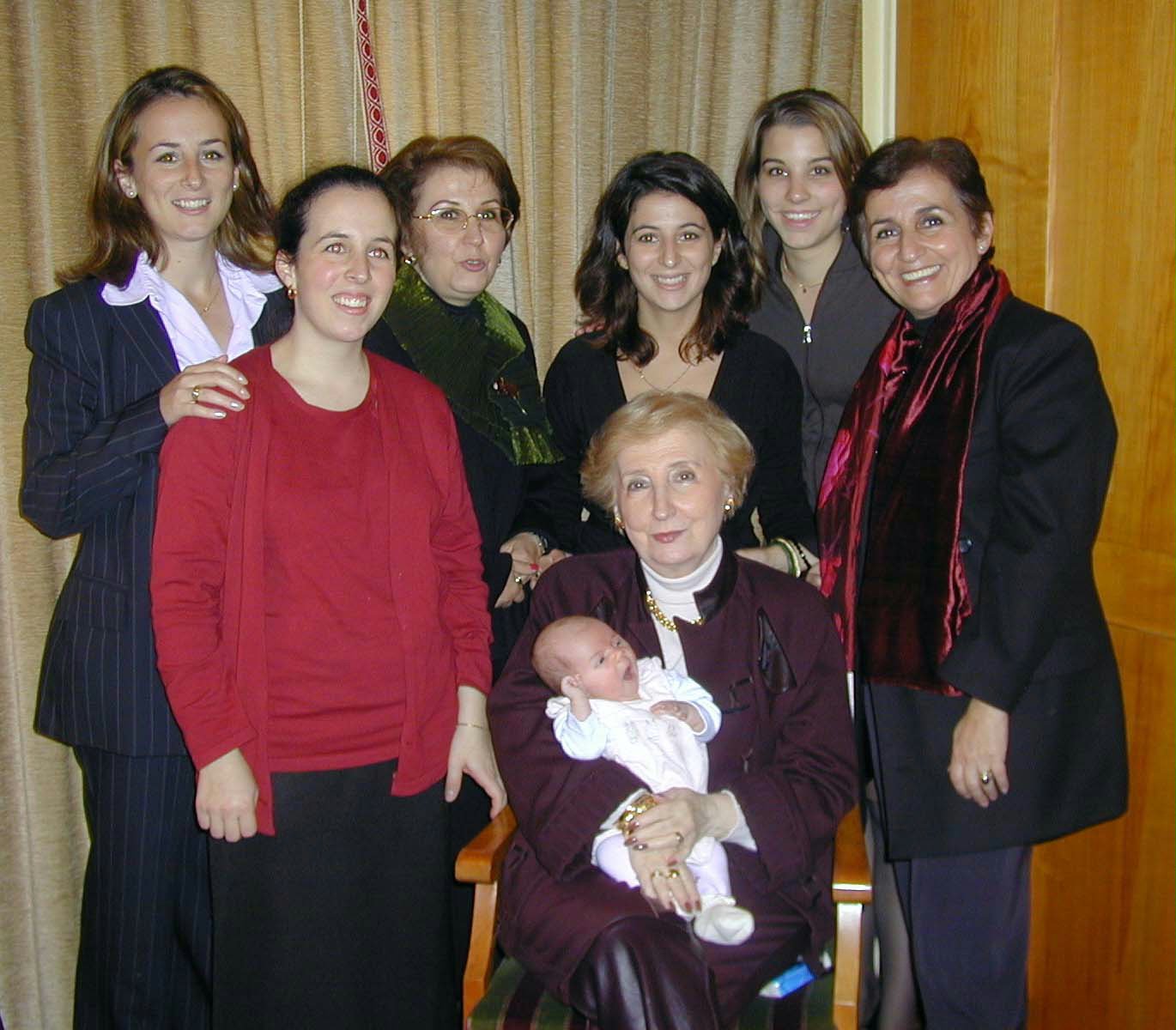 Four generations of Swiss Baha'is at the centenary: the Bahy-Vuichet family.