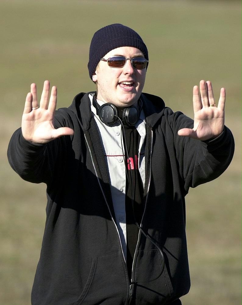 Director Tobin Smith, one of the organizers of the film festival, explains a shot to his crew.