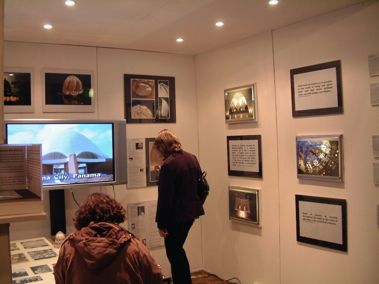 Exhibition of Baha'i Houses of Worship.