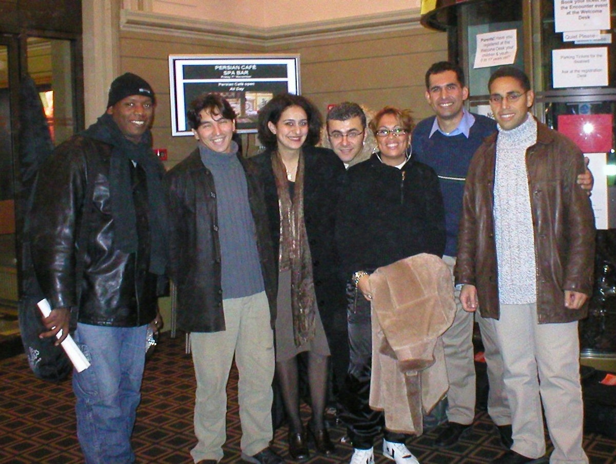 Members of "Soul Tunes" and friends. Singer Atef is second from the left.
