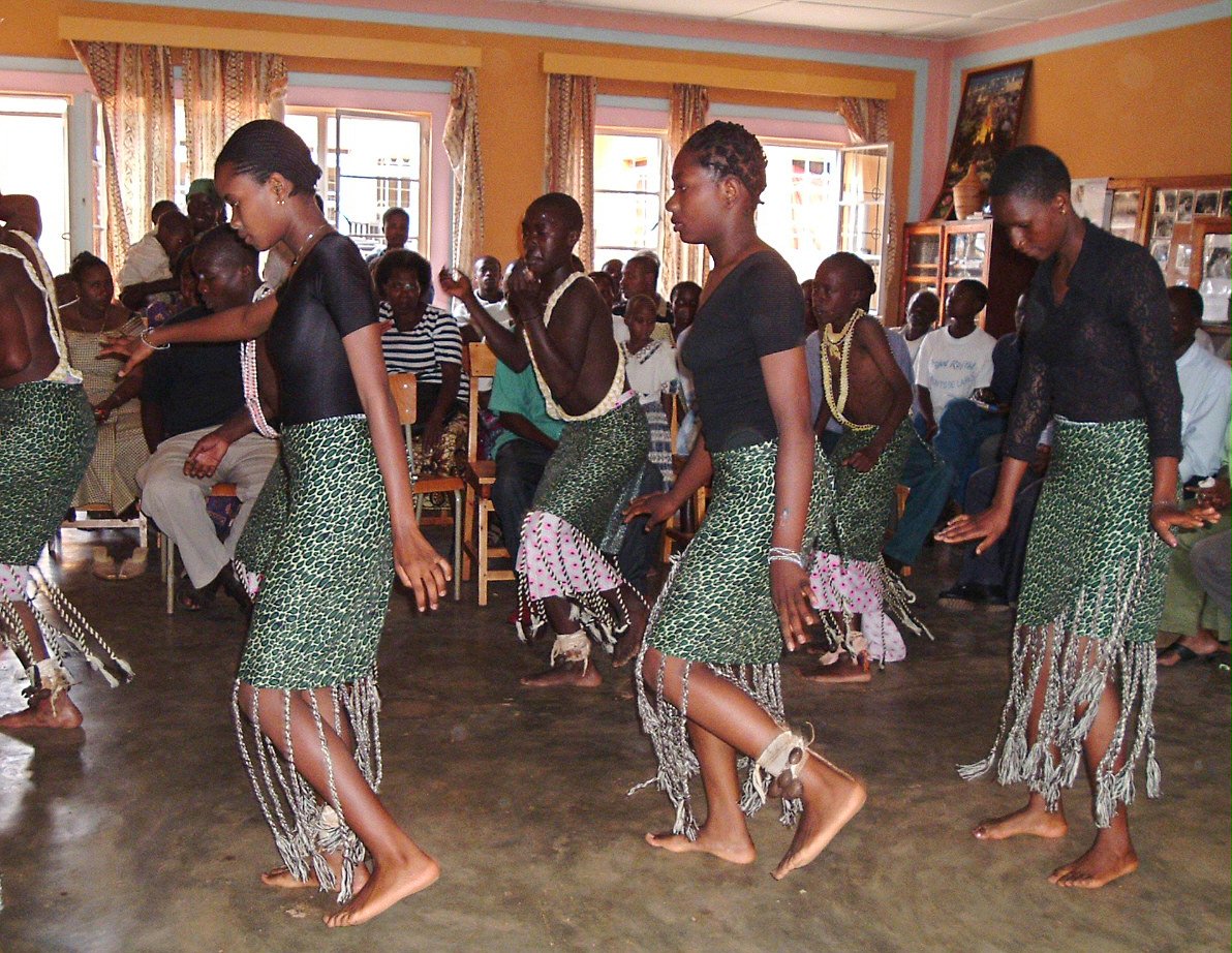 Dancers at the reflection meeting.