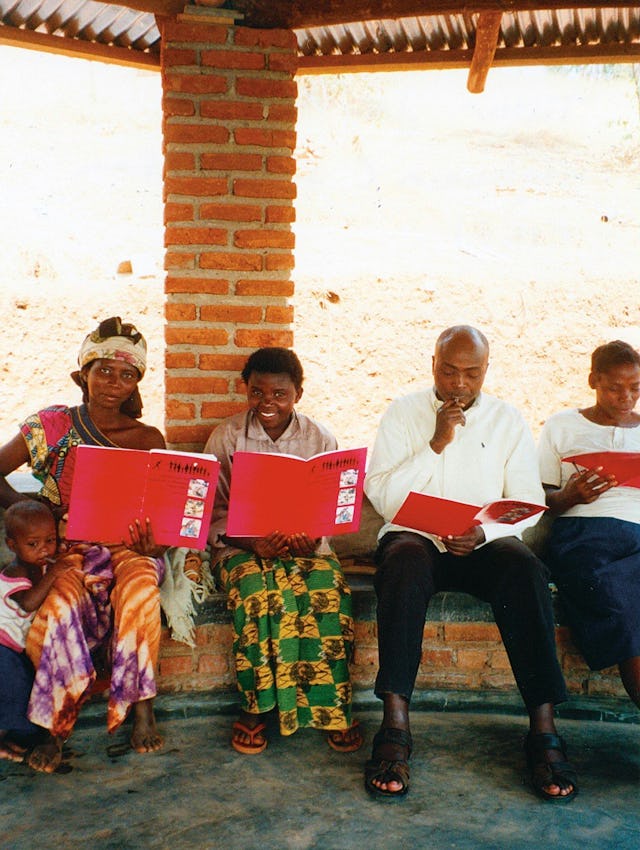 Baha'is in Kigali, Rwanda, participate in a study circle.