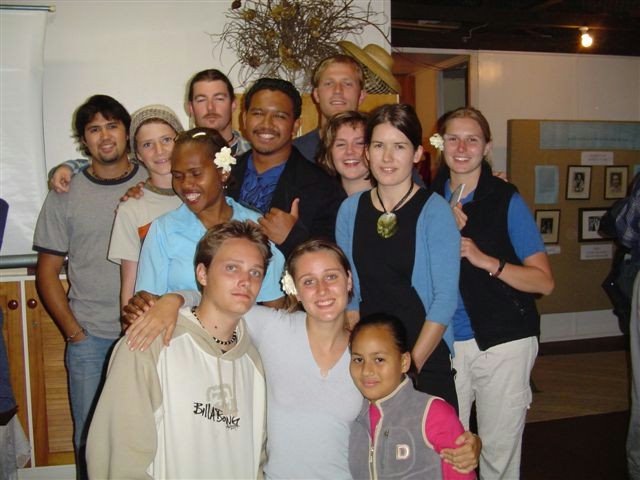 Youthful celebrations at the Cook Islands Baha'i jubilee.