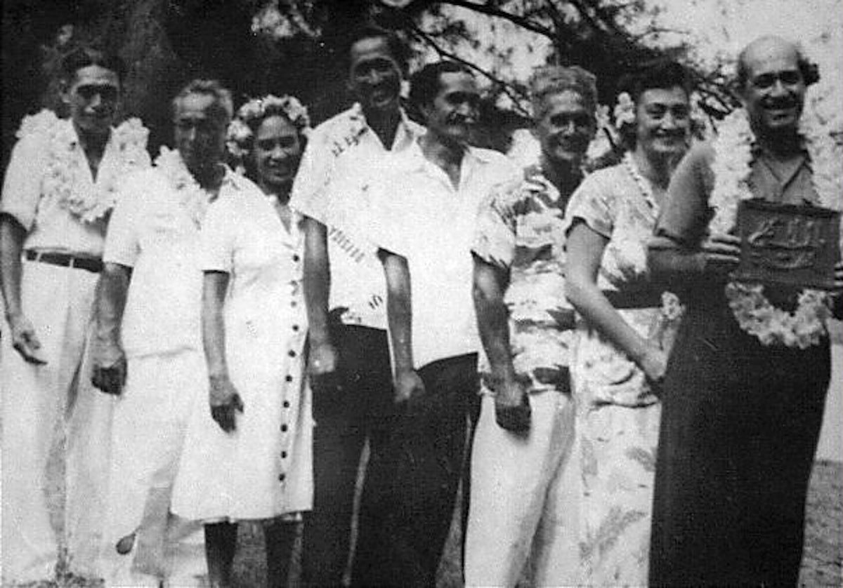 First Local Spiritual Assembly of the Baha'is of Rarotonga, 1956.