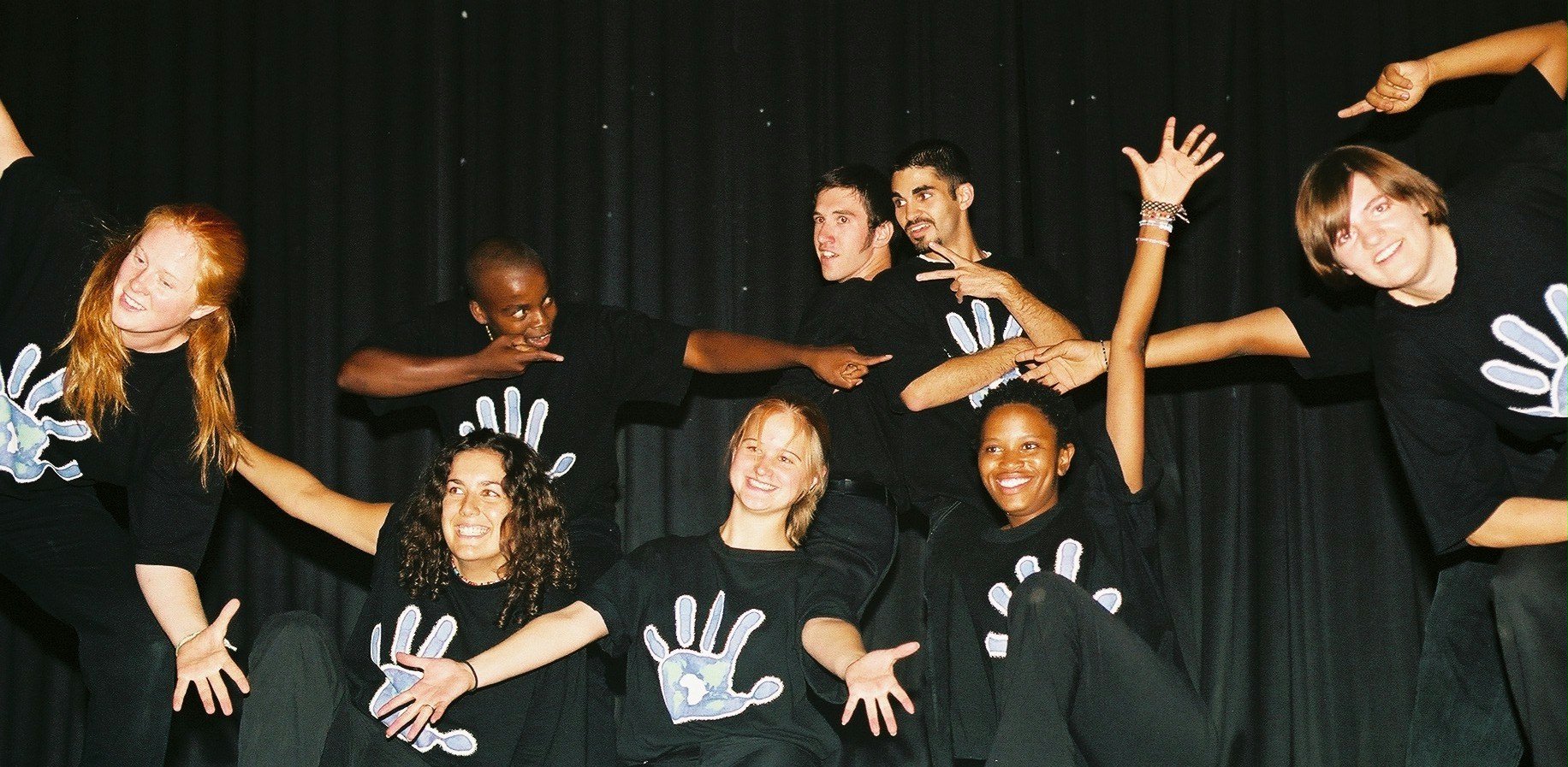 Performance troupe "Beyond Words" comprised youth from South Africa, Cuba, Taiwan, Ireland, United Kingdom.