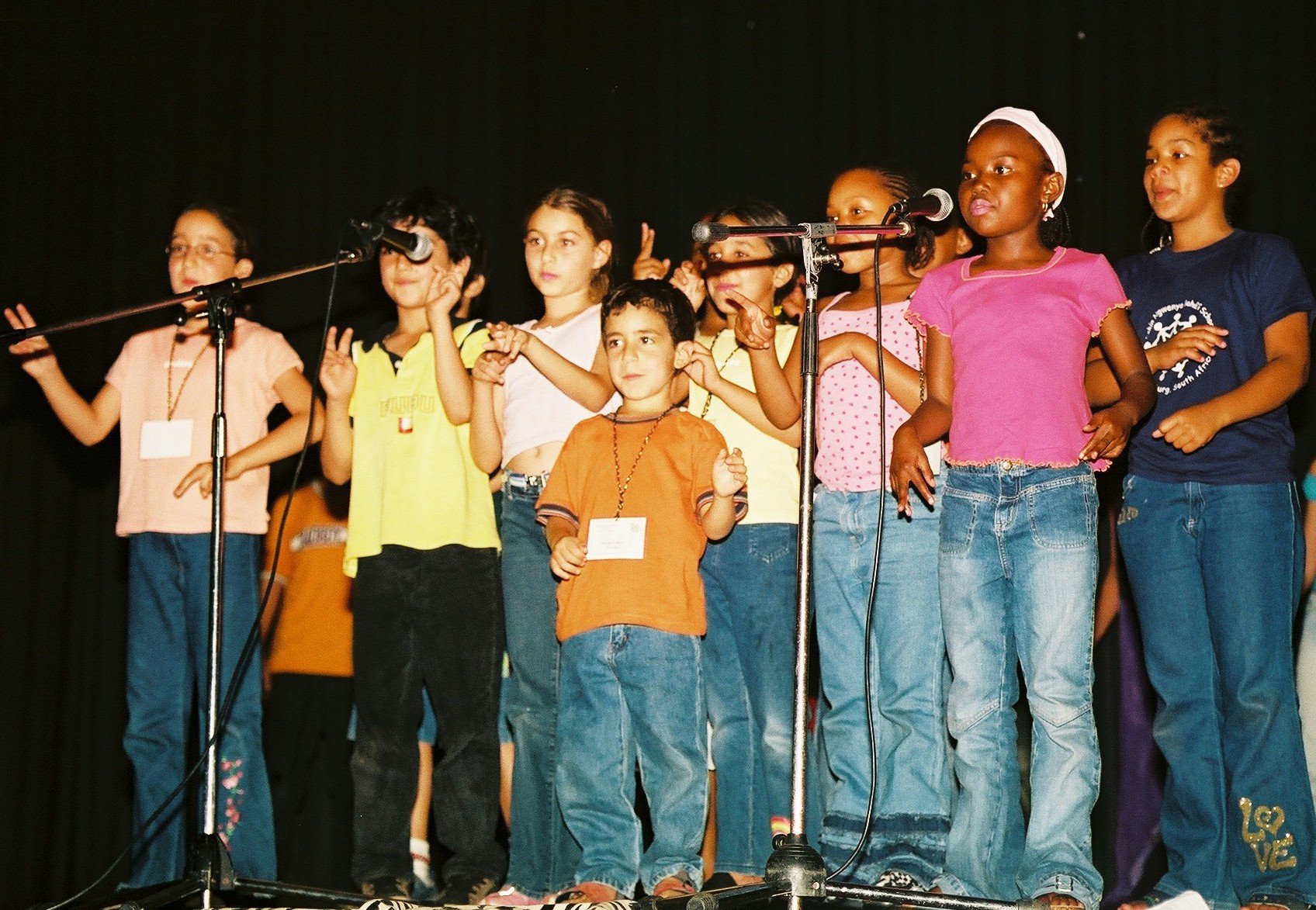 Performance by children at the jubilee.