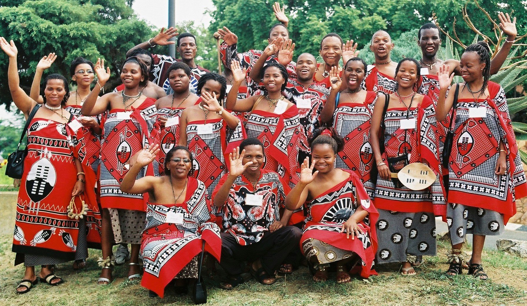 Swaziland Baha'i choir, who sang at the jubilee.