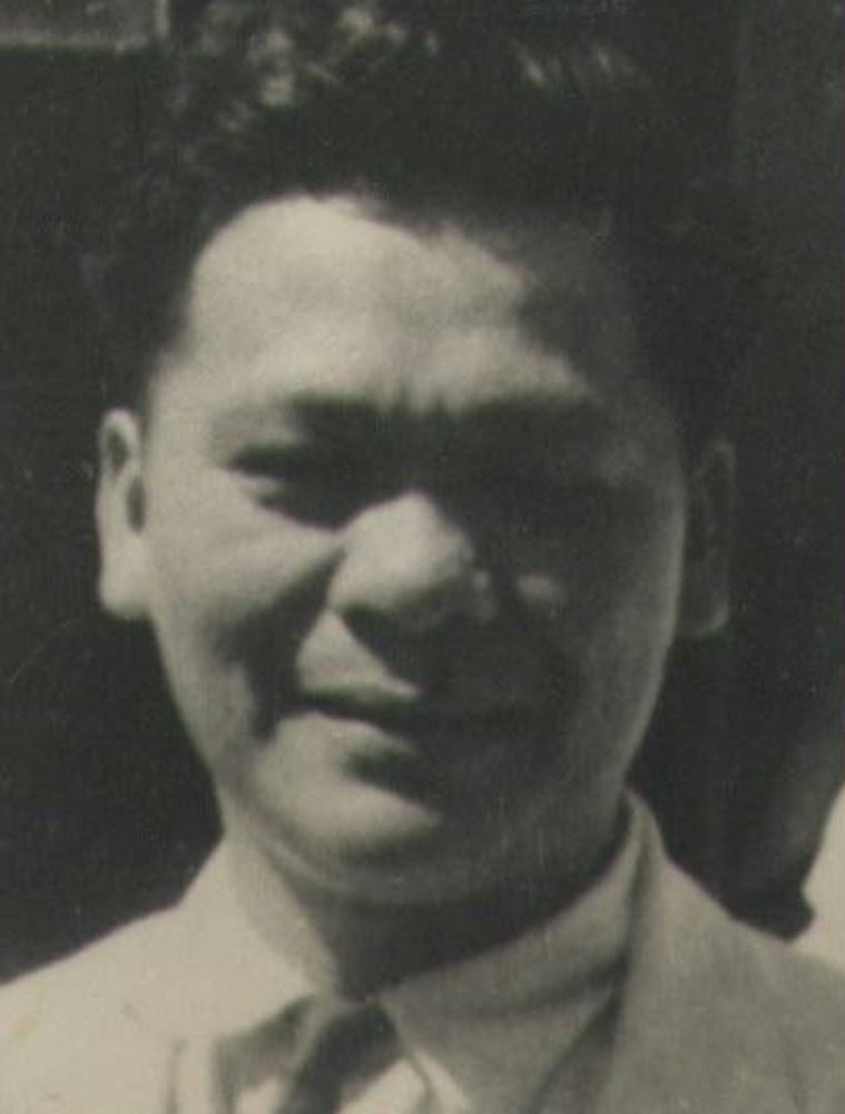 Mr. Yim Lim, the first Baha'i in Mauritius.