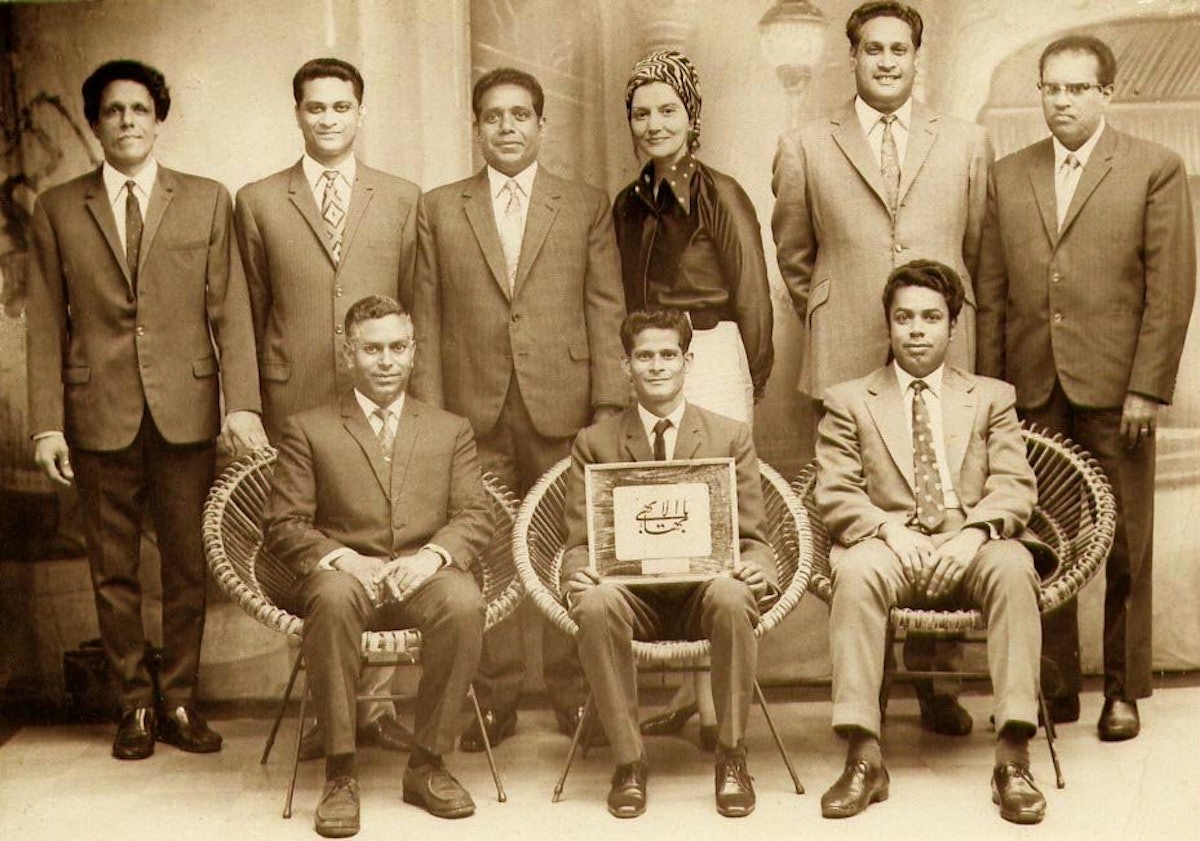 Members of the National Spiritual Assembly of the Indian Ocean, 1969.