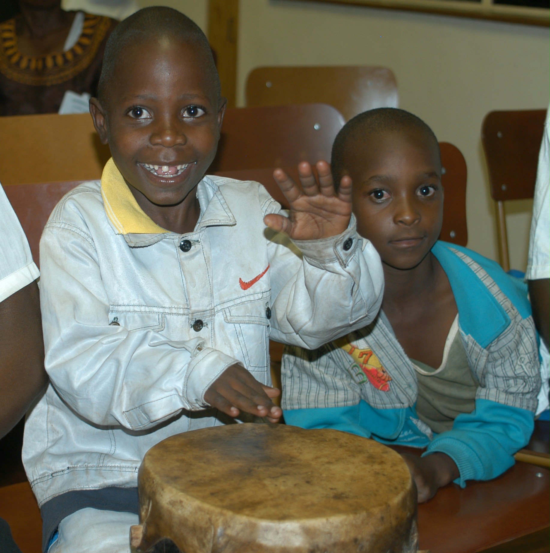 Youthful musician and friend at the jubilee.