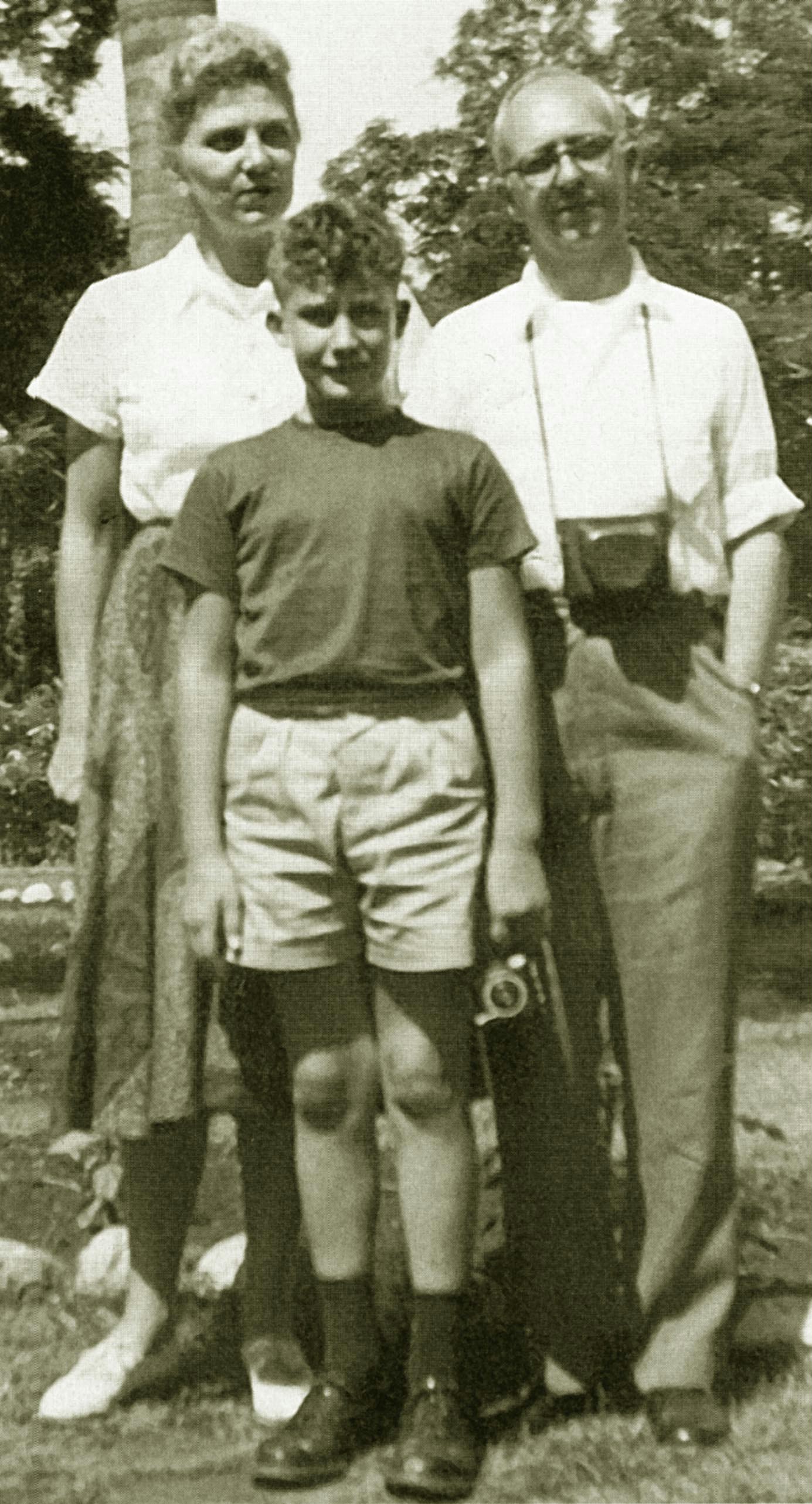 Early Baha'i pioneers...(left to right) Roberta, Roger, and Kenneth Christian.