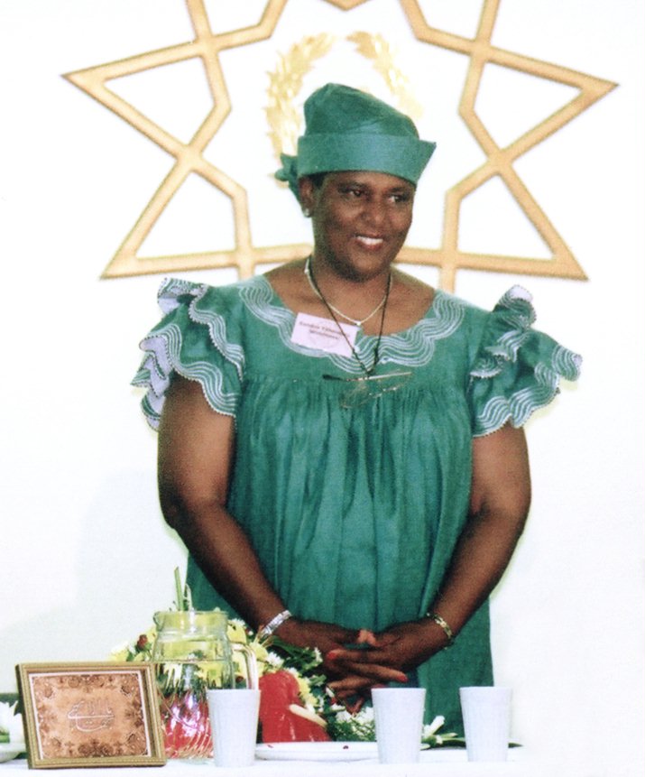 Sandra Tjiendero at the jubilee.