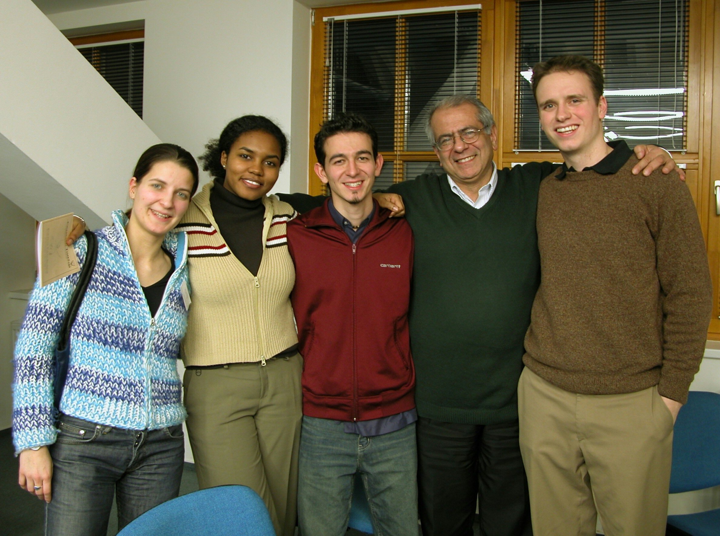 Seminar participants with Reza Reyhani (second from right), founder of Townshend International School.