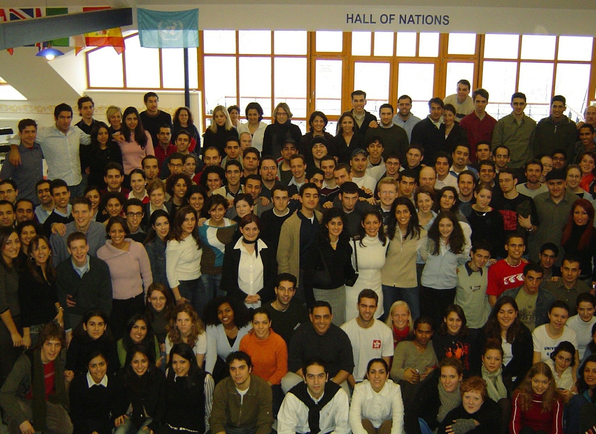 Joy and camaraderie...youth from more than 30 countries attended the seminar.