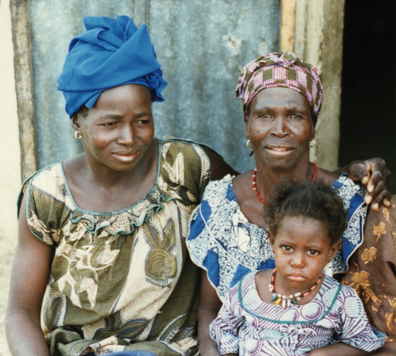 Two members of the Local Spiritual Assembly of the Baha'is of Keur Sembene, Senegal, 1985.