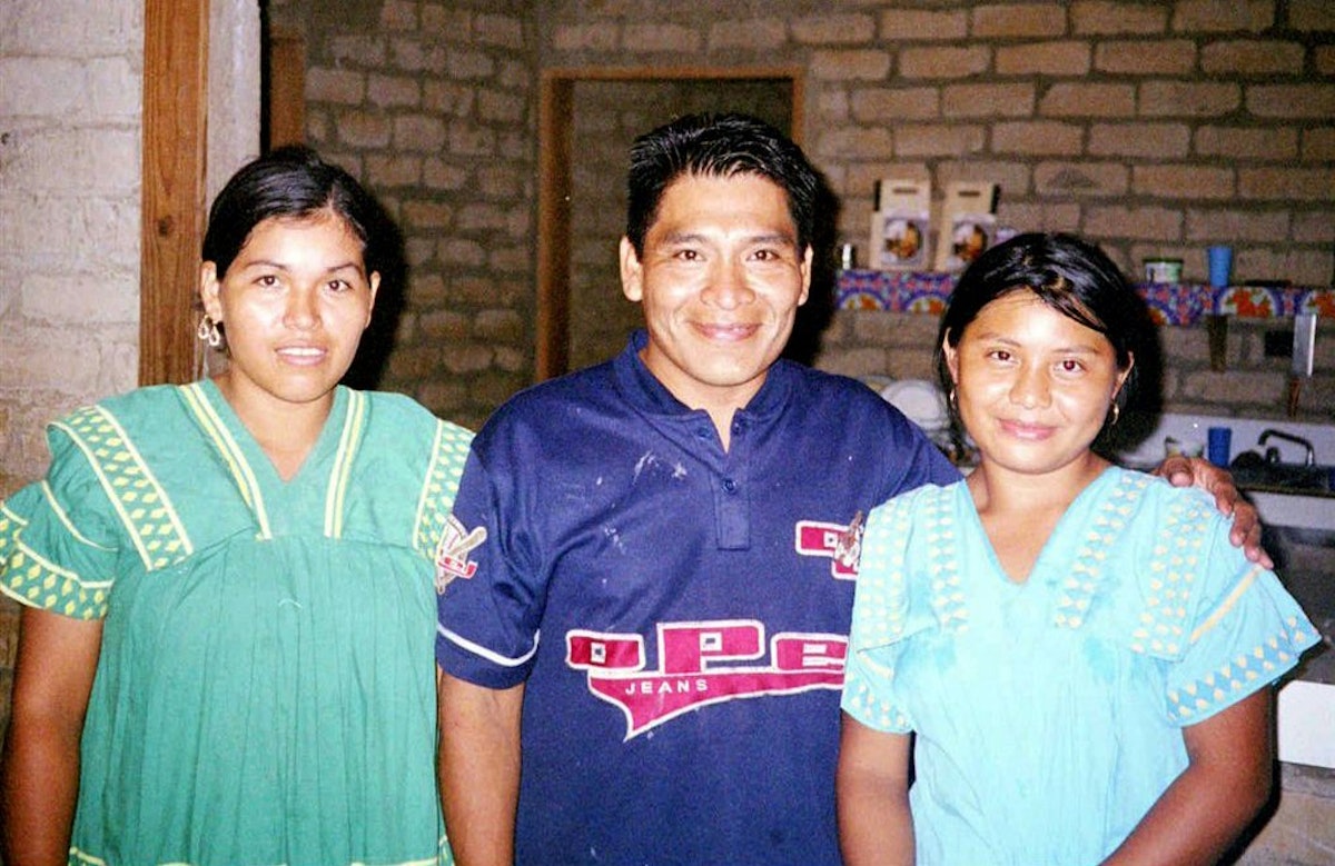 Teacher trainees (from left to right) Lineth Montezuma, Victorino Rodriguez, and Deidamia Bejerano.