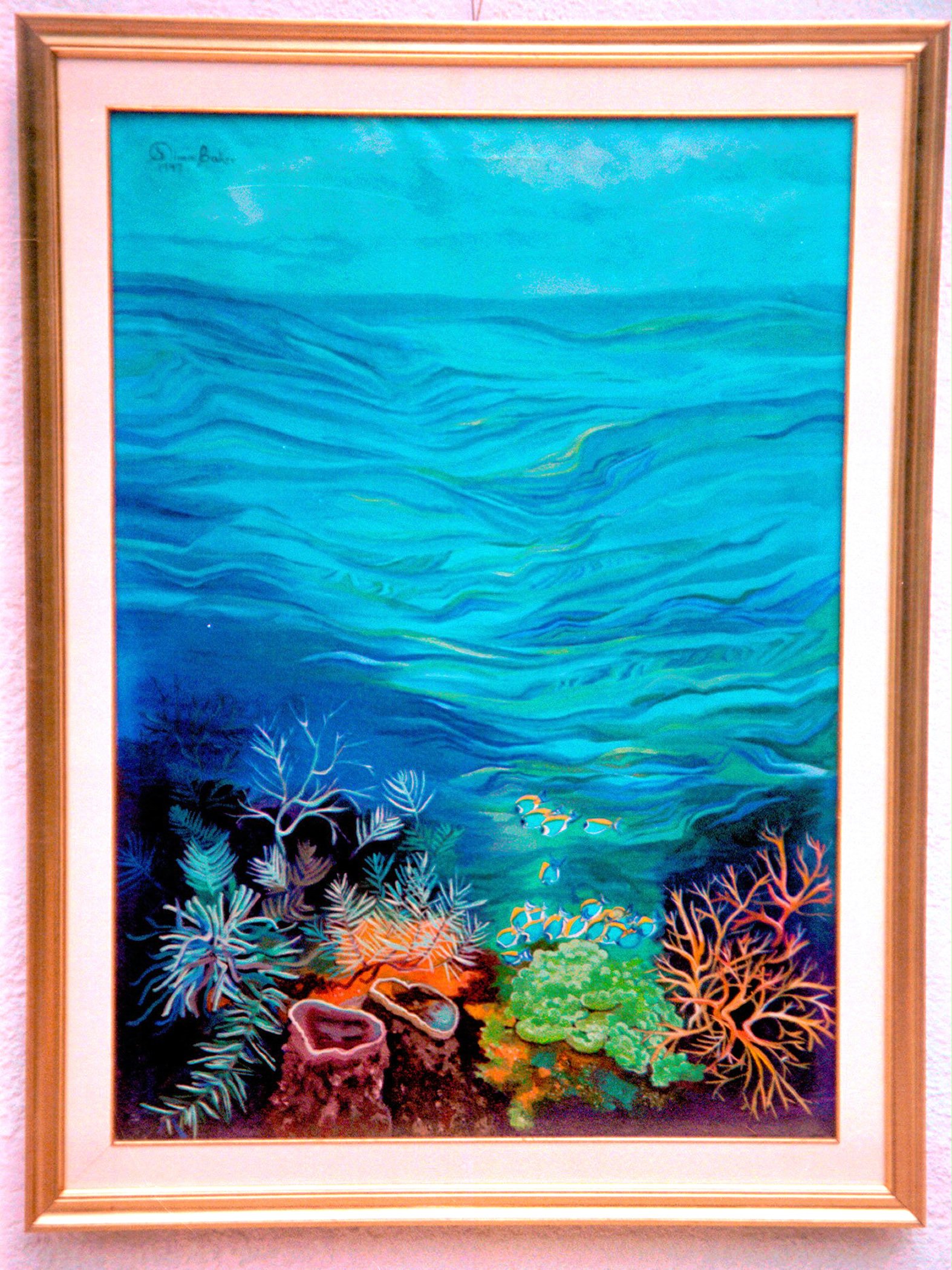 "Deep Blue" by Sima Baher.