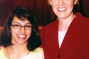 Leila Milani (left) and Sarah Albert.