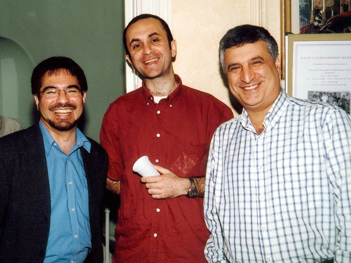 Conference participants (from left to right): Farhad Fozdar, Farhad Foroughi, and Professor Masoud Yazdani.