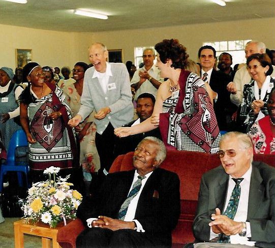 A joyous moment at the jubilee.