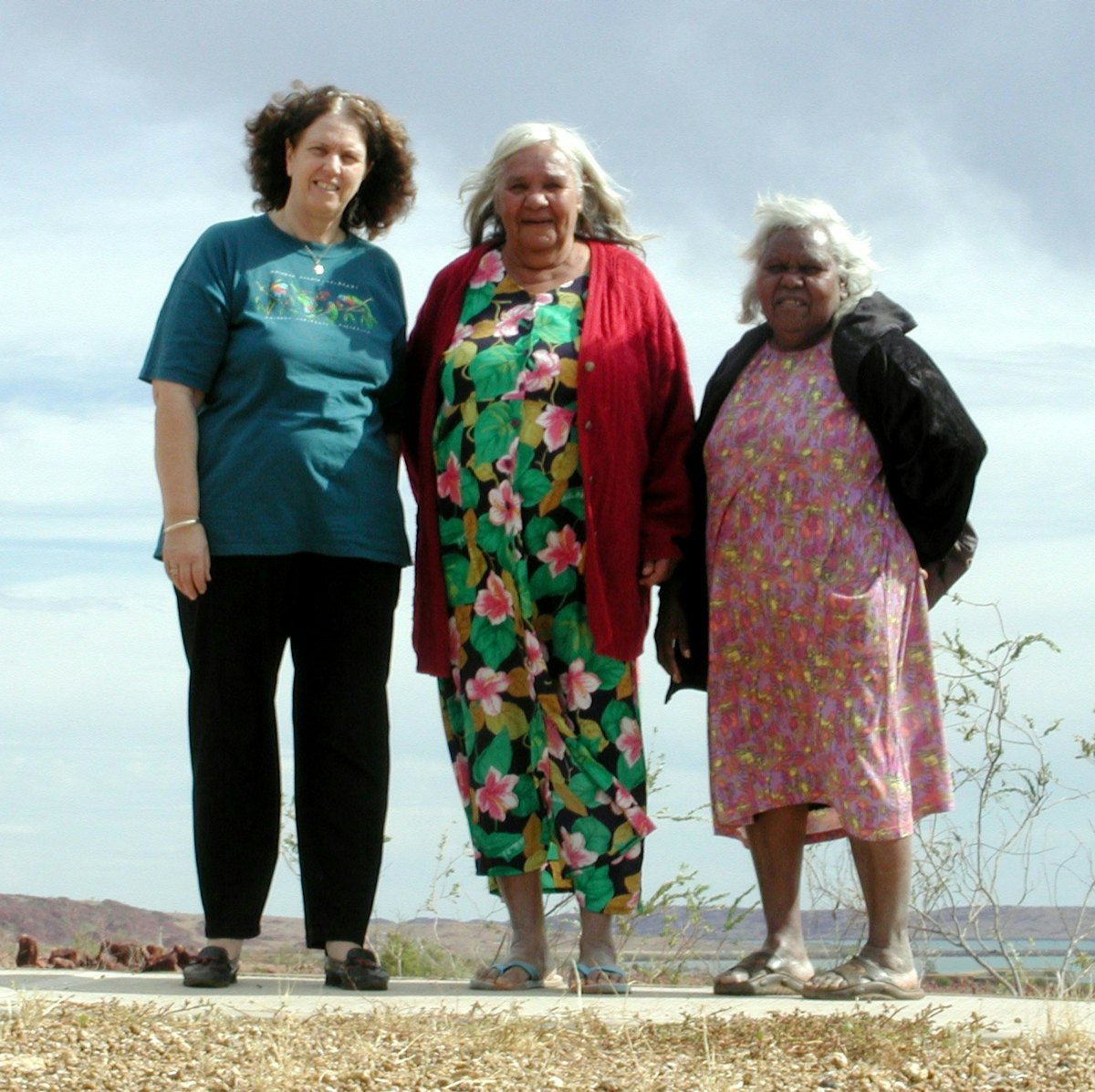Among the hundreds of face-to-face study circles in Australia is an indigenous one in Western Australia. Pictured (left to right) are three of its members: Shona Earnest, Joyce Injie, and Tadgee Limerick.