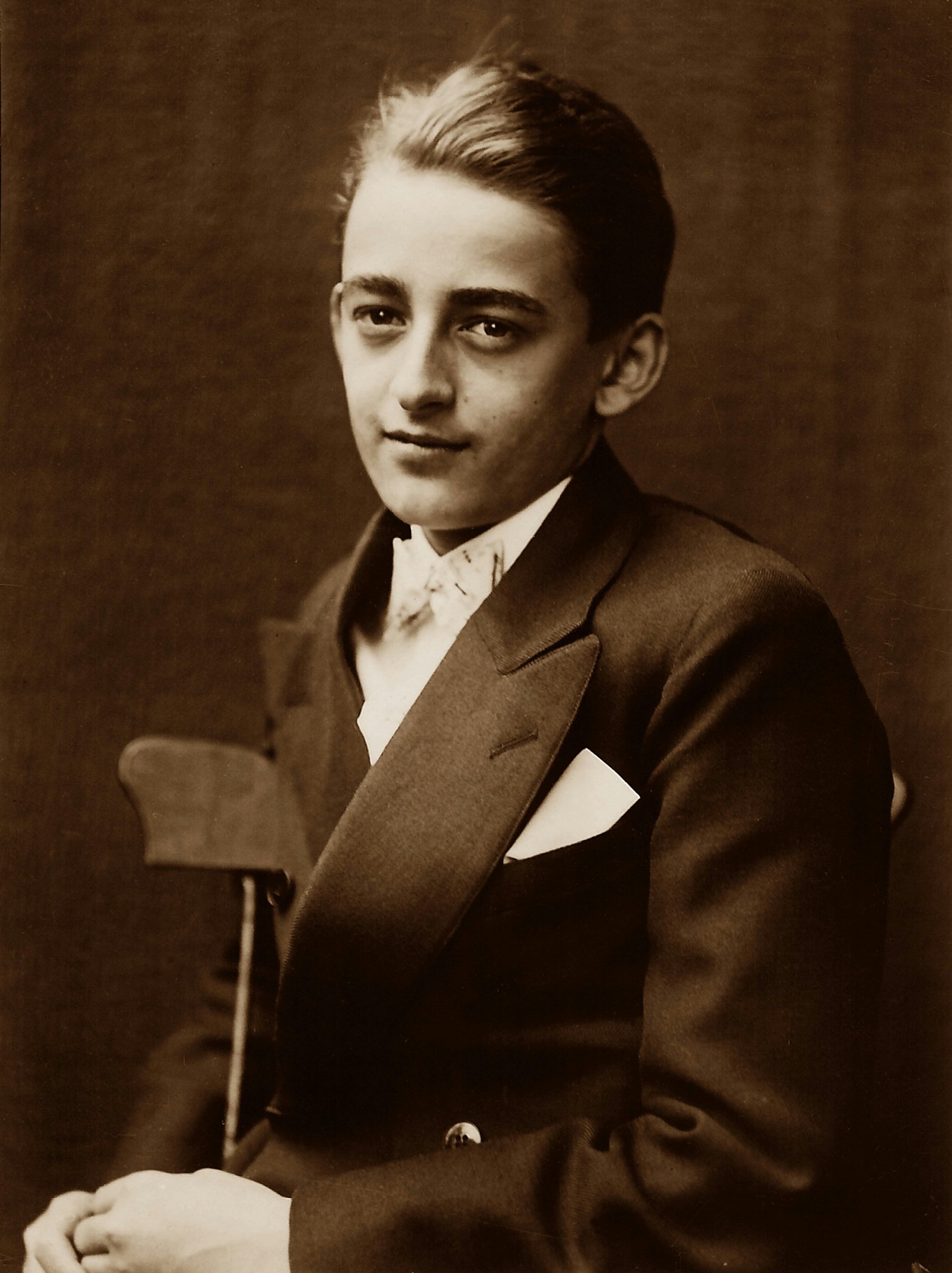 Erik Blumenthal, aged 15.