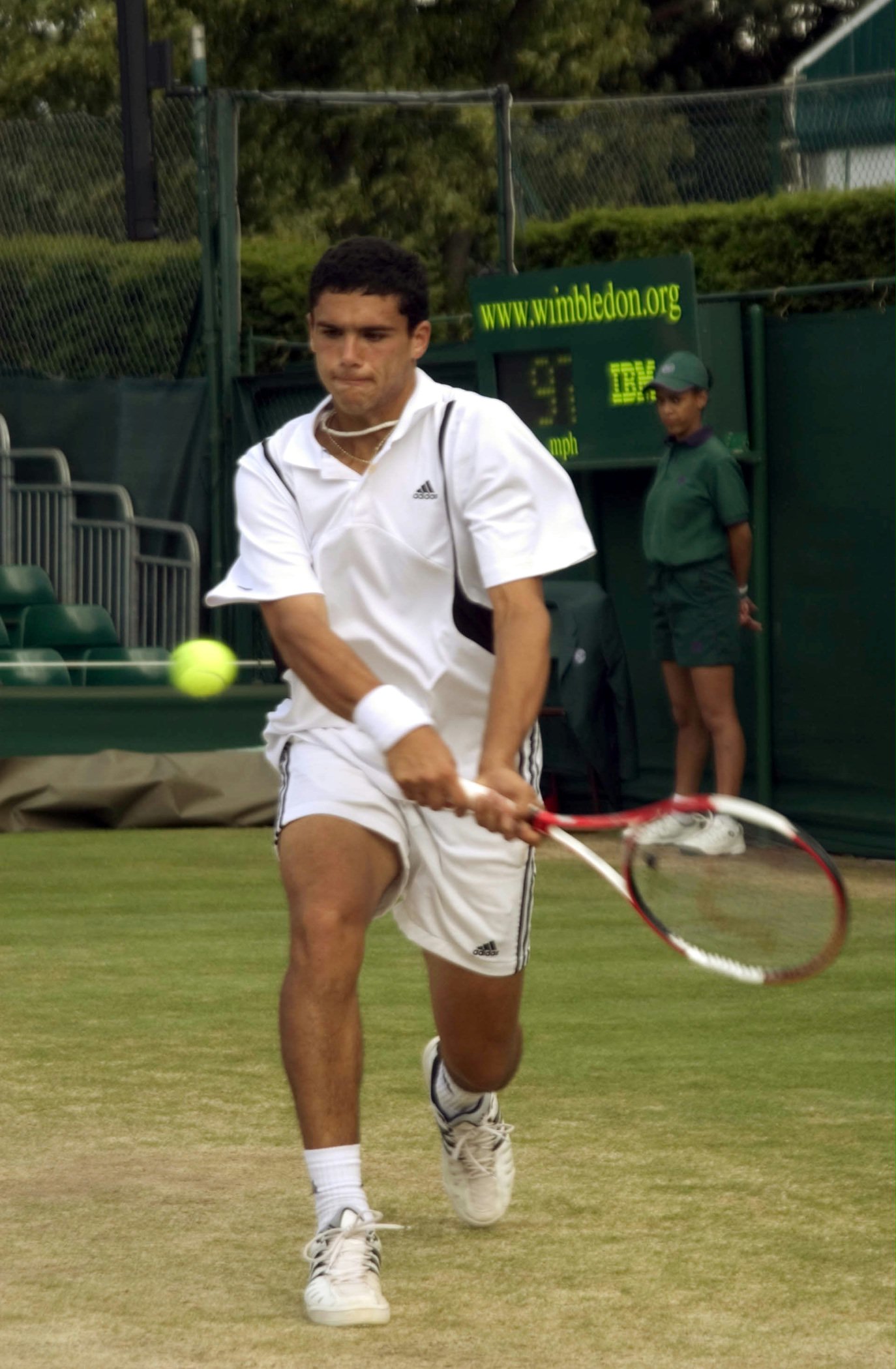Miles Kasiri at Wimbledon.