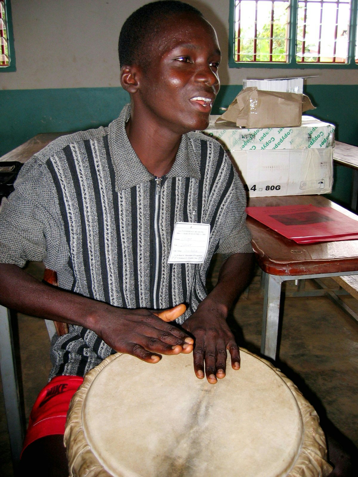 Olinga Daliwa, 18, a Baha'i from Togo, who has lived with his family in Gueckedou, Guinea, for the past three years.