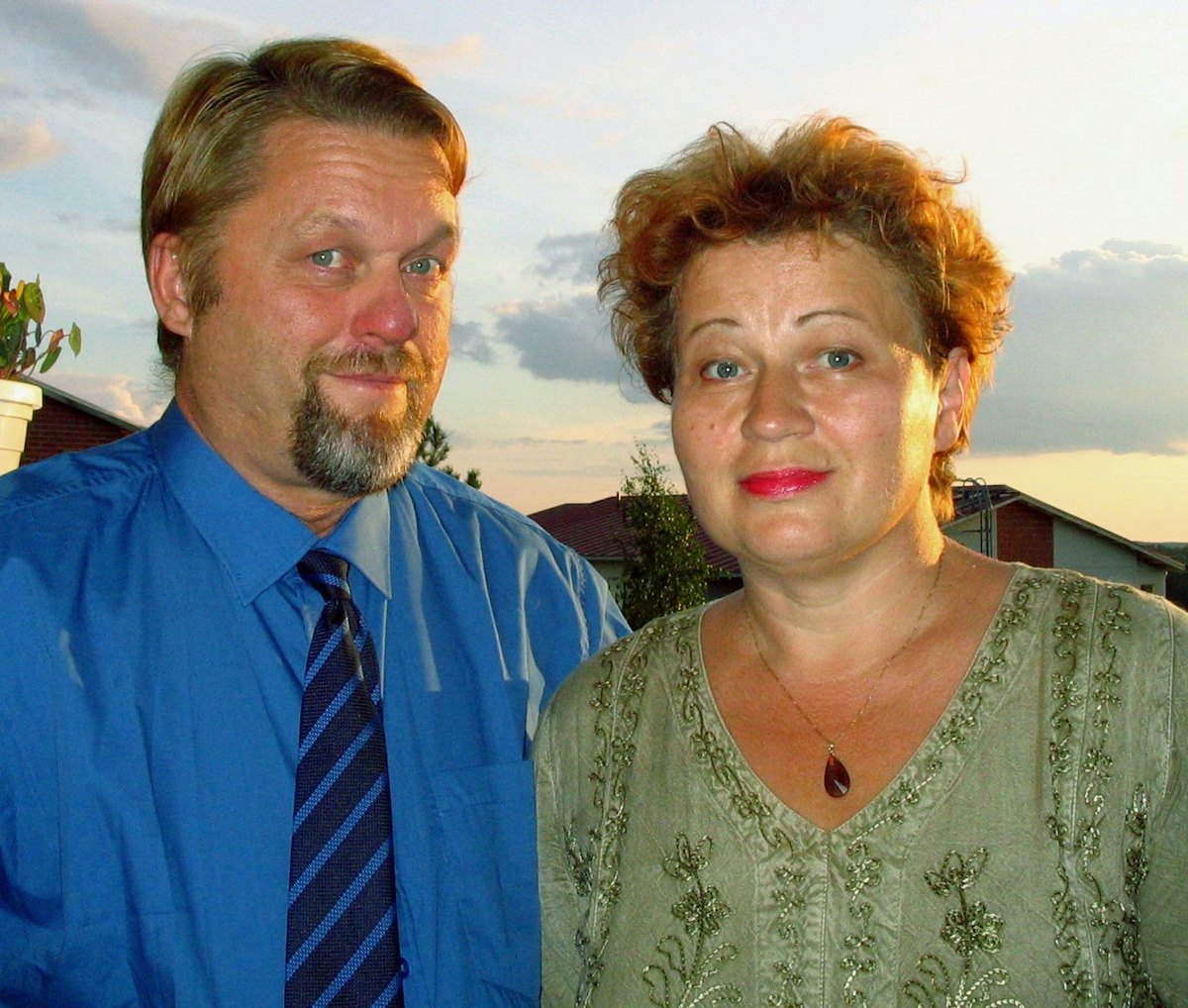 Playwright Tuula Kuitunen (right) and her husband, Naantali theater director, Mikko Kuitunen.